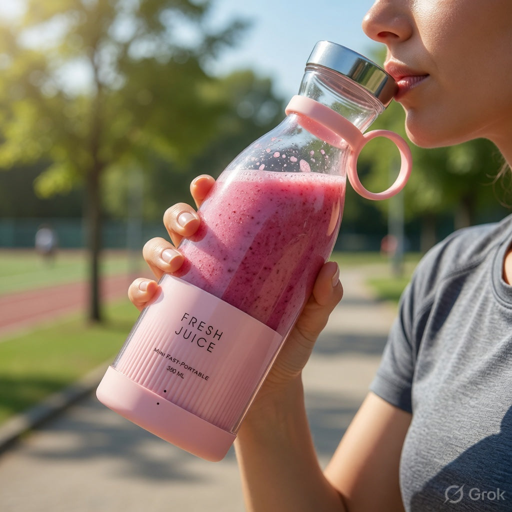 Portable USB Blender 4-Blade Personal Juicer
