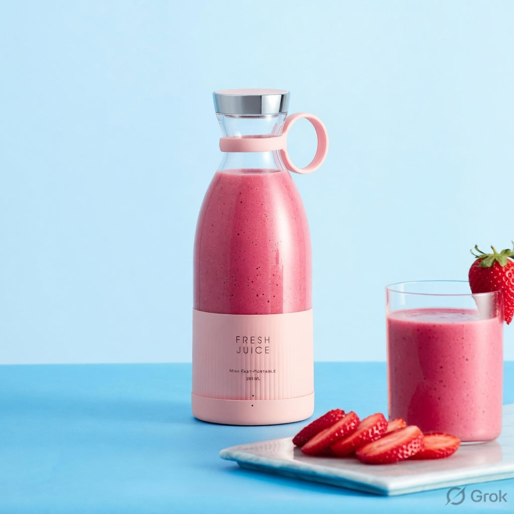 Portable USB Blender 4-Blade Personal Juicer