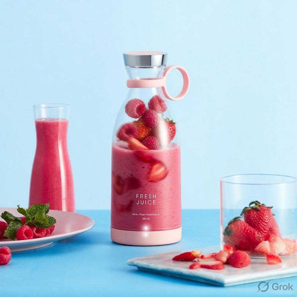 Portable USB Blender 4-Blade Personal Juicer