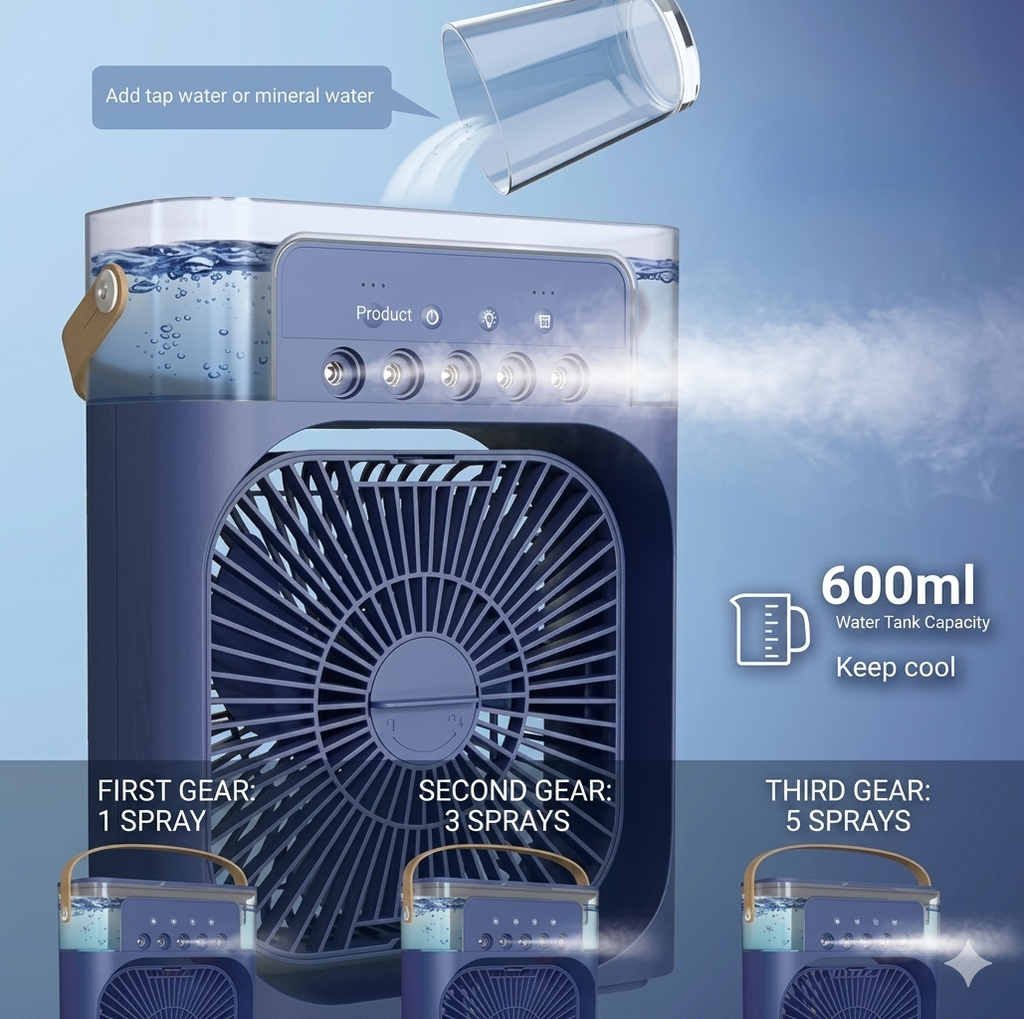 Portable Air Cooling Fan