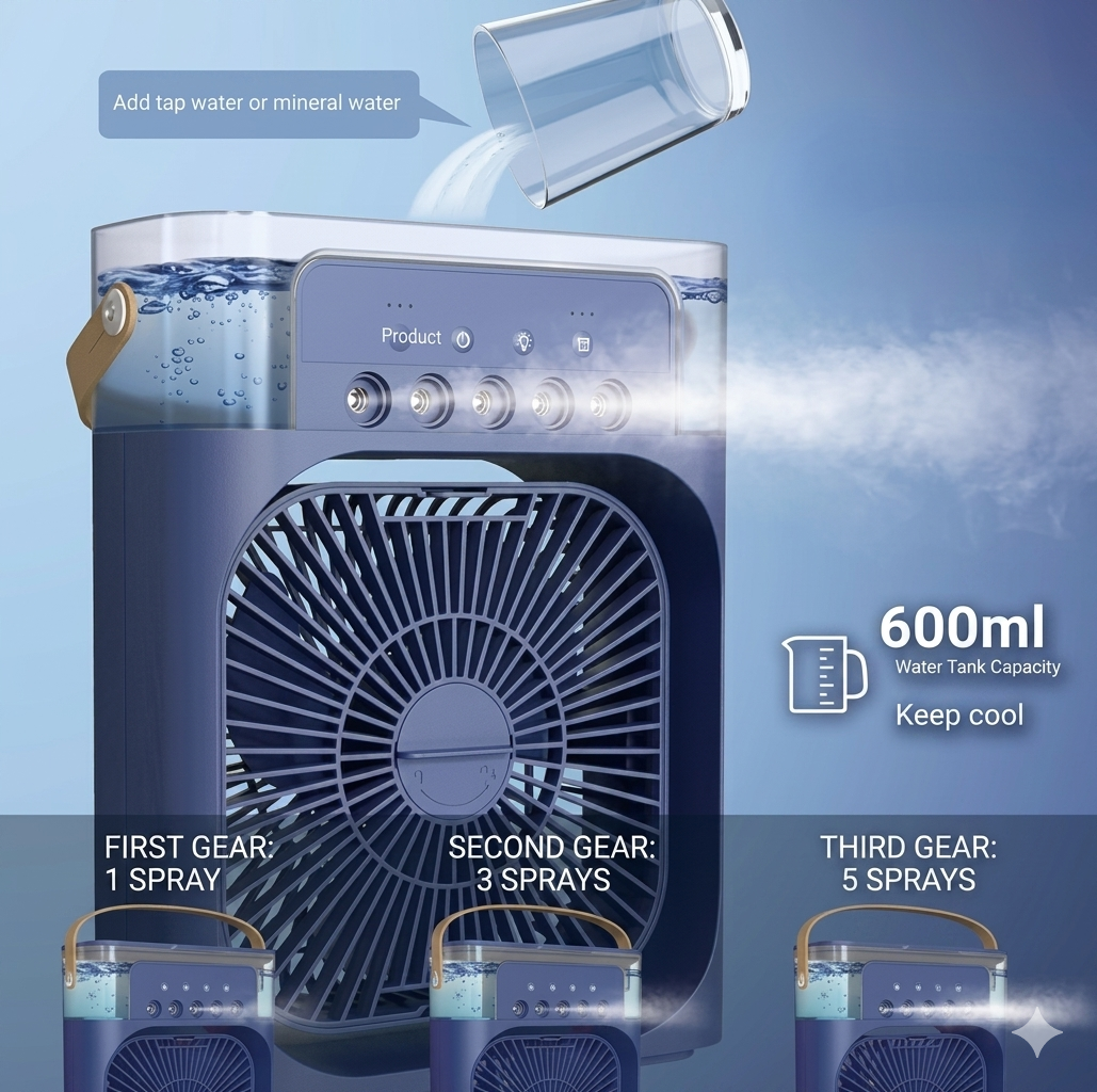 Portable Air Cooling Fan