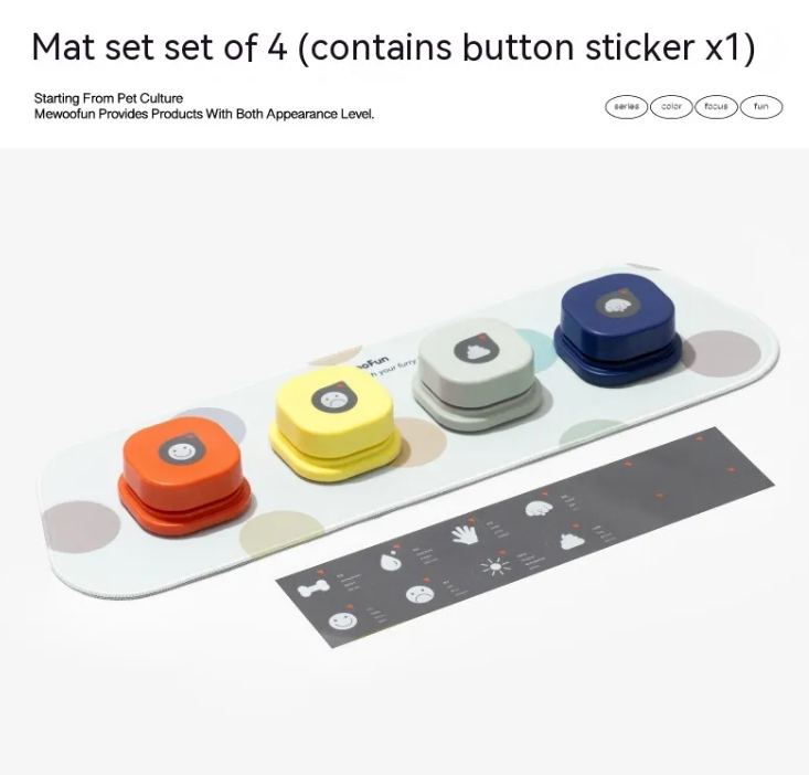 Pet Communication Button Toy – Recordable Training Tool