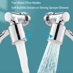 1080° Rotating Faucet Extender – Splash-Proof Aerator