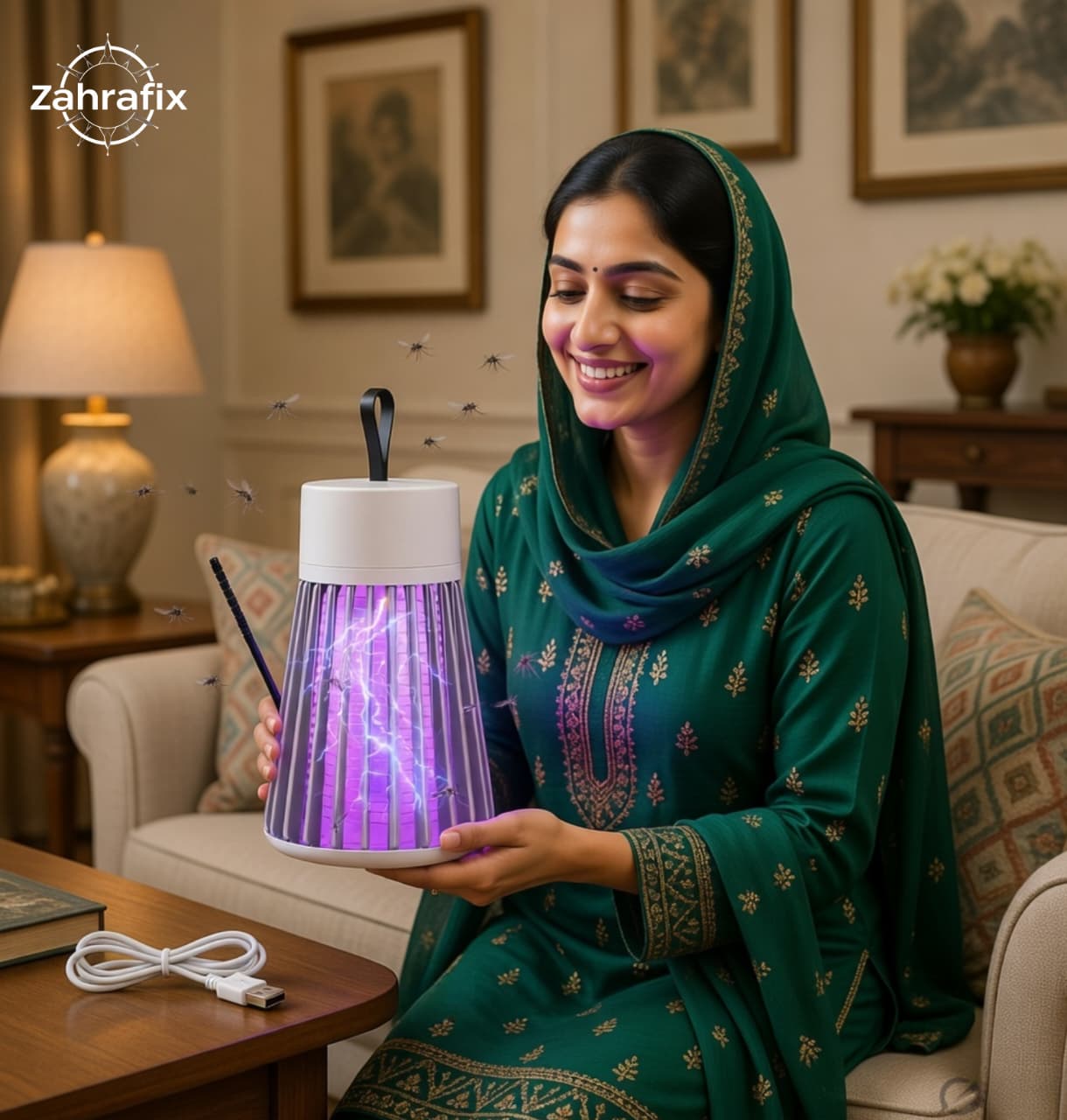UV Mosquito Killer Lamp – Quiet, Chemical-Free Protection